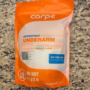 Orange Antiperspirant Underarm Wipes